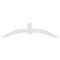 Ekena Millwork Archdale Architectural Grade PVC Gable Bracket, 60"W x 15"H x 4"D x 4"F, 6/12 Pitch GBP060X15X0404ARC00 - alternate 5